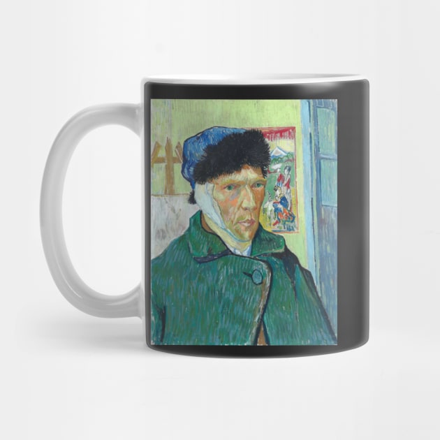 Vincent Van Gogh Cut Ear by RetroSalt